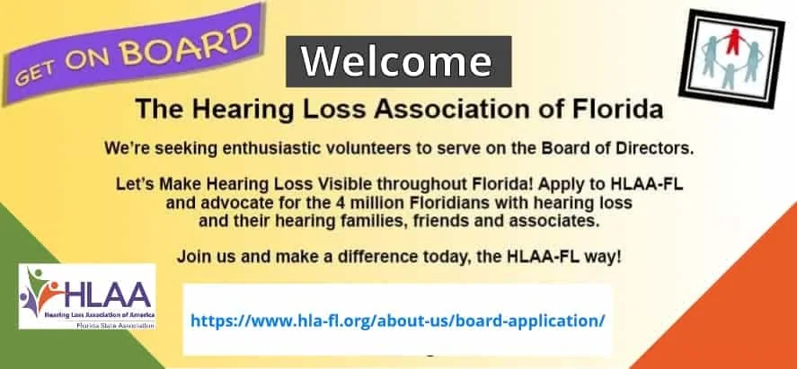 HLAA-FL members at a meeting